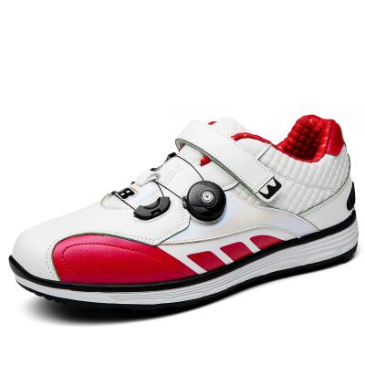 China Golf Shoes High Quality Custom Logo Genuine Leather Sports Shoe Men's Tranier Golf Shoe for sale