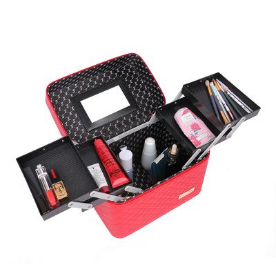 China Fashion Cosmetic Bag PU Storage Women Travel Pouch Make Up OEM Waterproof Bag for sale