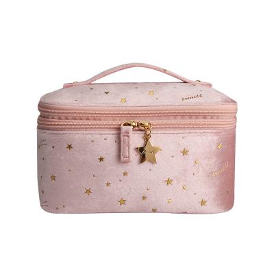 China Fashion High-end Cosmetic Bag Jewelry Holding New Portable Wash Bag Large Capacity Skin Care Bag for sale