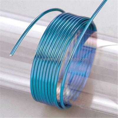 China Easy To Form 1mm 2mm Colored Aluminum Craft Wire 3mm For Handmade for sale