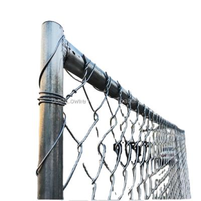 China Easily Assembled Made In China Wire Mesh Chain Link Fencing With Pipe Frame for sale