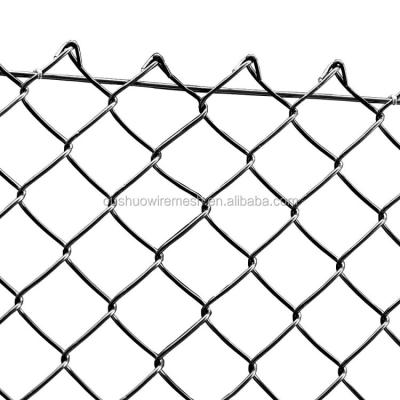 China Plain Weave Wholesale PVC Coated And Galvanized Metal Chain Link Fence Farm Fence for sale