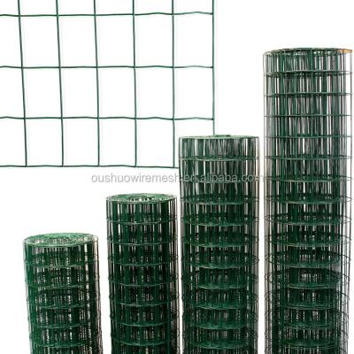 China Easily Assembled Holland Wire Mesh Green Color Welded Mesh Fence For Farm Fence for sale