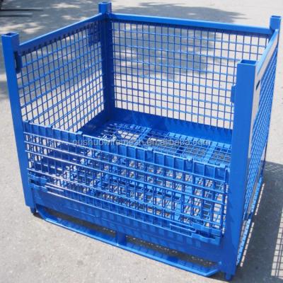 China Steel Galvanized Collapsible Wire Mesh Cage Storage for sale