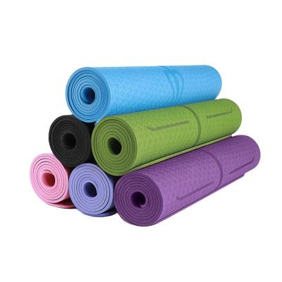 China Anti Slip Yoga Mat Body Alignment Tape Eco Friendly Materials Non Textured Non Slip Surface & Optimal Cushioning for sale