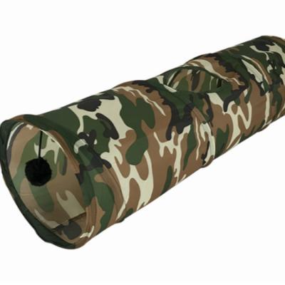 China Viable Cat Playing Toys Home Outside Collapsible Cat Tunnel Camouflage for sale