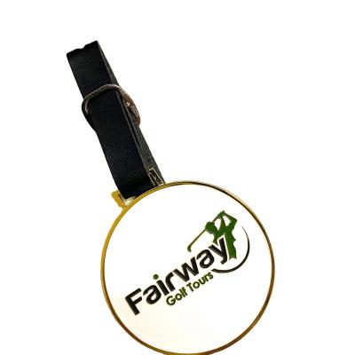 China Europe Golf Bag Tag Customized Golf Bag Tag Hot Selling Round Name Tag for sale