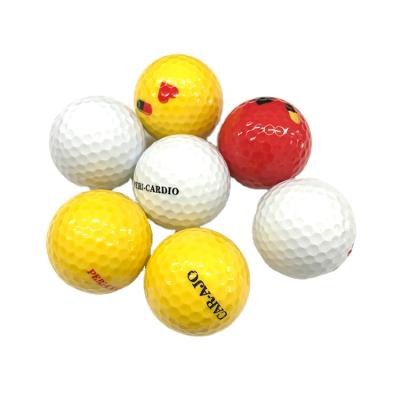 China Hot Selling Colorful Europe Bull Golf Chain Custom Balls Golf Practice Balls For Wholesale for sale