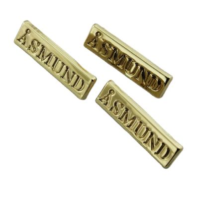 China Bag Parts & Factory Direct Wholesale Cheap Accessories Metal Name Plate Logo Custom Metals For Bag Cloth for sale