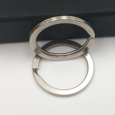 China Fashion Keychain Split Ring 30mm Ring For Keychain Diy Key Accessories 316 Stainless Steel for sale