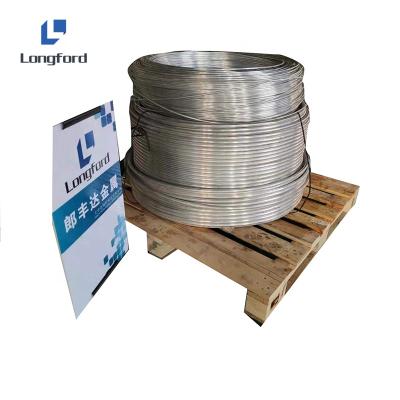 China Gas Welding LWC Equipment Refrigeration 1060 1070 1100 Coil Anodized Bent Aluminum Tubes for sale