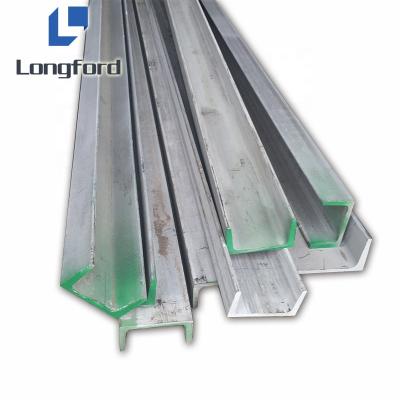 China Factory direct sale S235JR u channel sizes stainless steel u channel c channel steel structural steel for sale