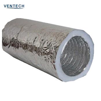 China Aluminum Insulation HVAC System HVAC System Supply Round Insulated Flexible Duct for sale