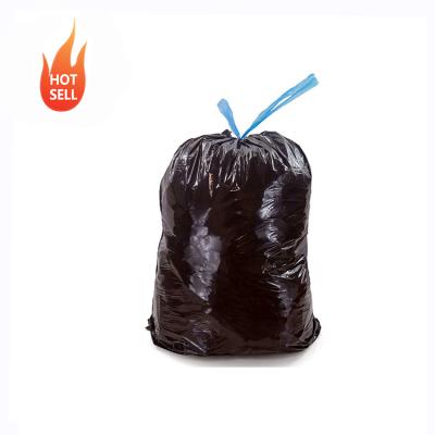 China Custom Logo Printing Drawstring Biodegradable Biodegradable Garbage Bag Interleaved Garbage Bag Plastic Garbage Bag for sale