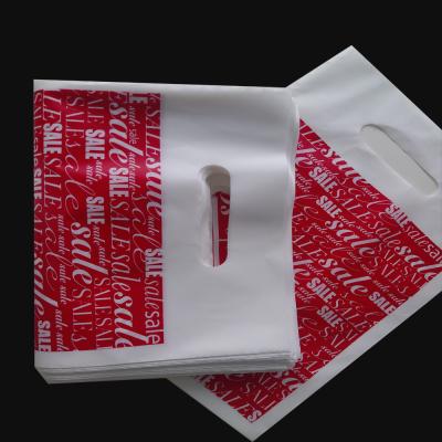 China Recyclable Jewelry Pouches Plastic Bag Party Gift Custom Printing Bag Pretty Die Cut Bag 22x30cm for sale