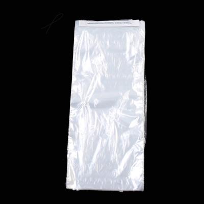 China BIODEGRADABLE 100% Biodegradable HDPE / LDPE Newspaper Plastic Bag With Cardboard Header for sale