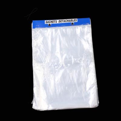 China 10 Pound Disposable Transparent Clear PE Material Plastic Ice Cube Wicket Bag for sale