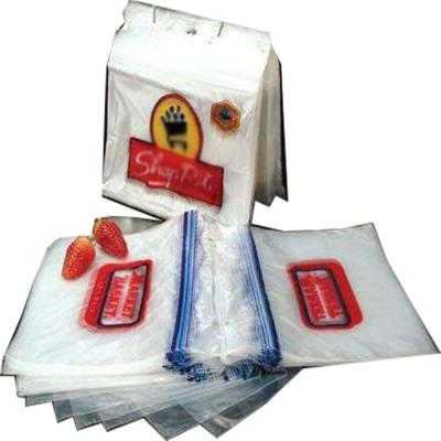 China Recyclable Customized LDPE Window Bag For Fruit And Vegetable Package Saddle Food Bag for sale