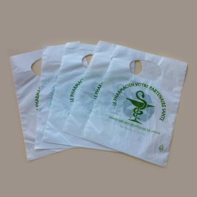 China BIODEGRADABLE Plastic Shopping Bag Custom Color Customized Surface Industrial for sale