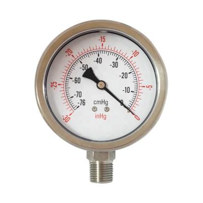 China Manufacturer SS304 Good Quality 10 Bar 52mm Oil Pressure Gauge for sale