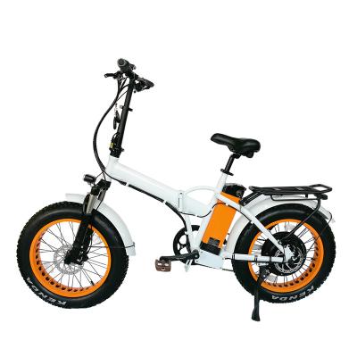 China 20' JYL 6061 AL-ALLOY frame 48v 500w china manufacturer electric bike 20*4.0 small fat tire folding electric bicycle JYL 6061 AL-ALLOY for sale