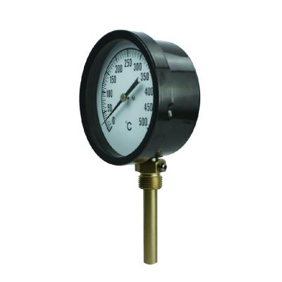 China Widely Customizable Hot Water Dial Bottom Connect Bimetal Thermometer for sale