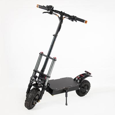 China Unisex 2 Wheels 2000w 4000w 11 Motor Dual Motor Electric Scooter Folding For Adult With Dual Motor for sale