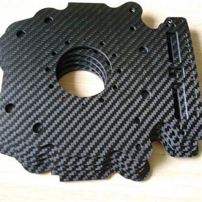 China Custom Factory OEM Precision Control Carbon Fiber Abrasion-Resistant CNC Cut Machining Products Parts for sale