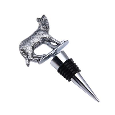 China Viable customization bottle creative zinc alloy animal cap for sale