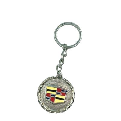 China Promotional Custom Logo Alloy Auto Show Gift Key Chain Advertising Gift Pendant Car Key Chain for sale