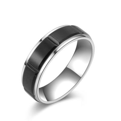 China OEM Competitive Price Dome Stainless Steel CLASSIC Rings Tasty Alin Jewelry For Gift for sale