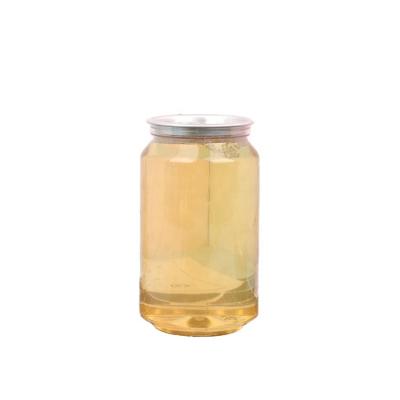 China Eco - Friendly Manufacturer Customized Cylinder Transparent Soda Can 300ml Pet Bottle for sale