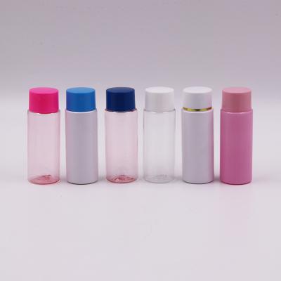 China High Quality Customizable Cute Shoulder Type 60ml Pet Shower Household Products Flat Bottle for sale