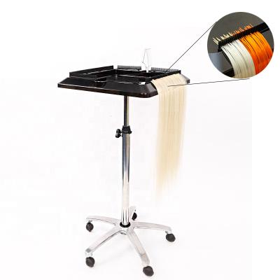 China Professional Hair Extension Hairdressing Hair Extenisons Barber Salon Trolley Carts Mobile Hair Extension Rolling Trolley for sale