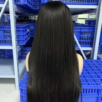 China Brazilian Straight Swiss Lace Wigs Human Hair Bone Lace Front Human Hair Wigs HD Remy Human Hair Lace Wigs For Black Women for sale