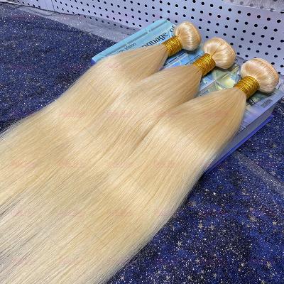 China Body Wave Hair 613 Blonde Virgin Hair Bundles With Closure , 613 Hair Color Blonde Bundles With Frontal Wholesale for sale