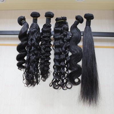 China Raw Virgin Hair Vietnam Body Wave Human Hair Extension Super Double Drawn Bone Straight Hair Bundles for sale