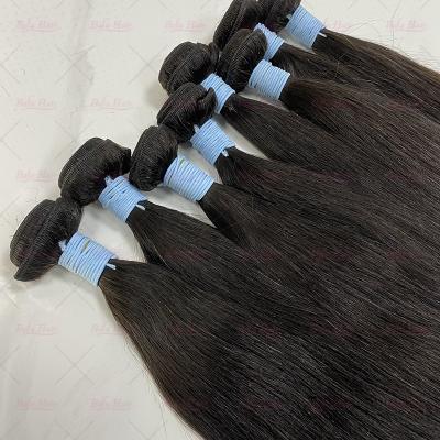 China Silky Straight Body Wave Human Hair Double Drawnraw Virgin Hair Bundle, Unprocessed Cuticle Aligned Virgin Hair, Wholesale Hair Extension for sale