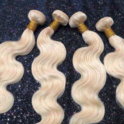 China Body Wave Hair Wholesale Bundle Virgin Hair Vendors, Superb Double Drawn Curly Hair, 613 Peruvian Silky Hair Extension for sale