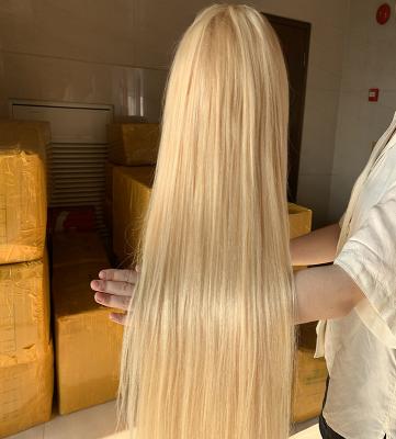 China Blonde pixie curl hd 613 human hair lace front wig transparent frontal, lace up 100% virgin hair wig, brazilian lace front hair wig seller for sale