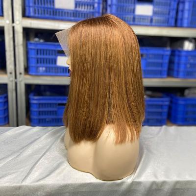 China 100% Brazilian Virgin Hair Front Bob Wigs Cheap Cuticle Aligned Virgin Hair Lace Front Wig Natural Body Wave Bob Wig Human Hair Lace for sale