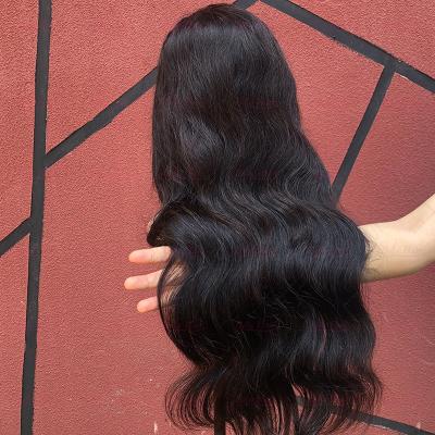 China Wholesale Body Wave Wigs Hair, Straight Hair Raw Virgin Wigs Hair Distributor Bone, Superb Double Drawn Lace Frontal Wig for sale