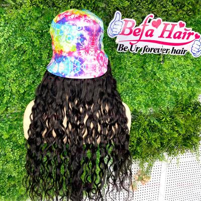 China Cheap Baby Hair Front Baseball Hat Wig With Pixie Curl Lace Hair, Hair CapWig, Cuticle Aligned Virgin Lace Front Hat Cap Wig for sale