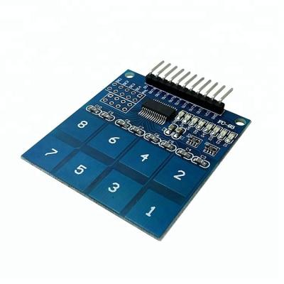 China TTP226 8 Way TTP226 8 Touch Switch Module Capacitive Digital Touch Sensor Module 47.5(mm)x46(mm) for sale