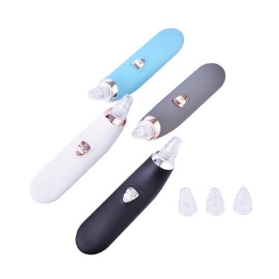 China Black Head Removal Top Selling Personal Beauty Care Led Light Blackhead Acne 3 Stage Blackhead Remover Whitehead Remover Set for sale