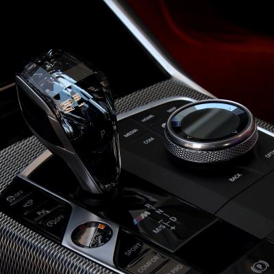 China Original Crystal Three-Piece Set Car Upgrade Gear Shift Knob For 2013-2019 3 Series F Chassis F35 Car Interior Accessories for sale