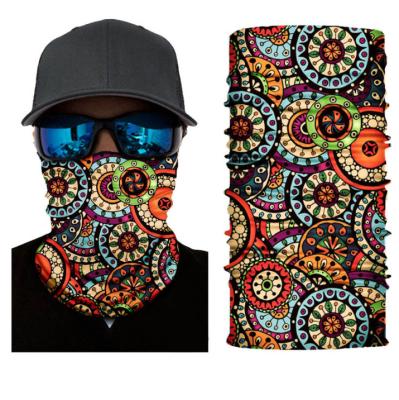 China Fashion Sports Outdoor Multifunctional Magic Headscarf Face Mask Print Scarf Neck Tube Seamless Riding Bandanas for sale