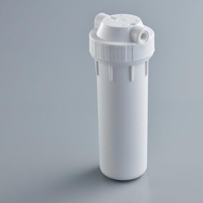 China Household Good Shape 10 Single Cartridge Domestic RO Purifier Water Filter Spare Parts Cartridge Filter Housing for sale