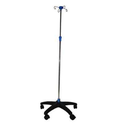 China Traditional medical infusion 5 leg pp iv pole iv drip holder for sale