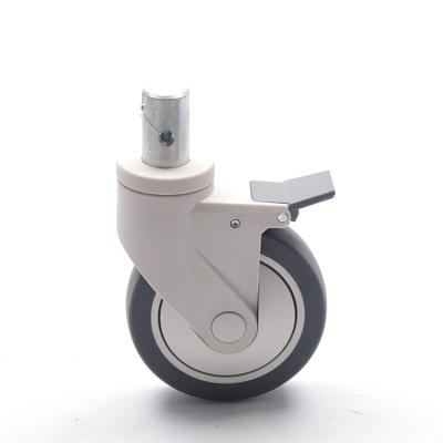 China Factory Directly Supply 200mm Central Locking Caster 3D-3 ORKN2003228-3FT(SB) for sale